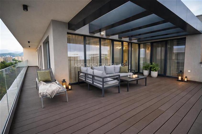 FILM&Tur 3D!Premium Penthouse, echipat,parcare subterana,50 mp terasa,Qualis, ar - 2