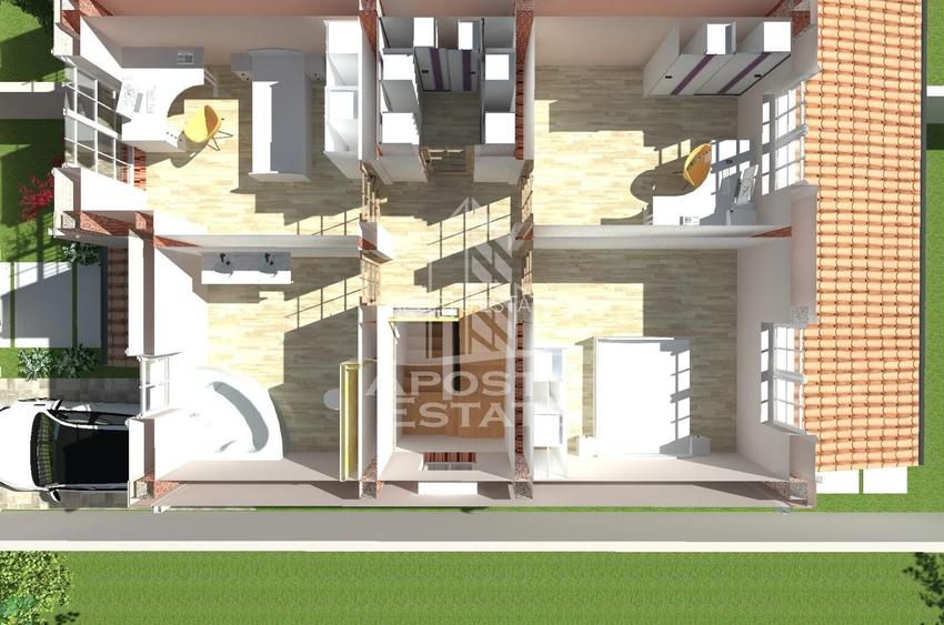 Duplex cu 5 camere, 2 bai, in Remetea Mare - 8