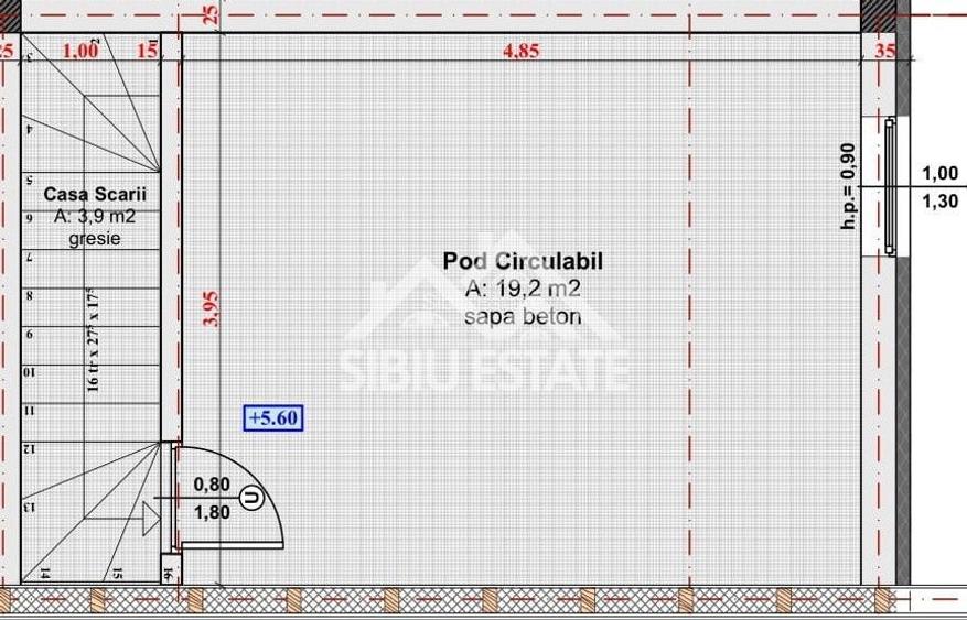 Casa de inchiriat, 4 camere, 2 bai, Sibiu Calea Cisnadiei - 15