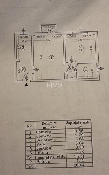 Apartament 2 camere mobilat | Bd.Timisoara - 8