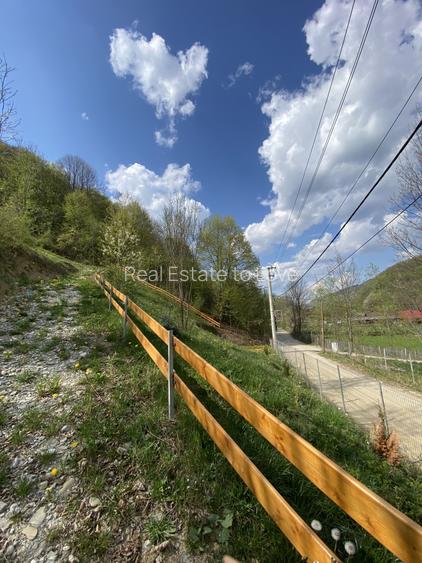 Teren vedere panoramică lac Paltinu si dealuri împădurite in Valea Doftanei - 14