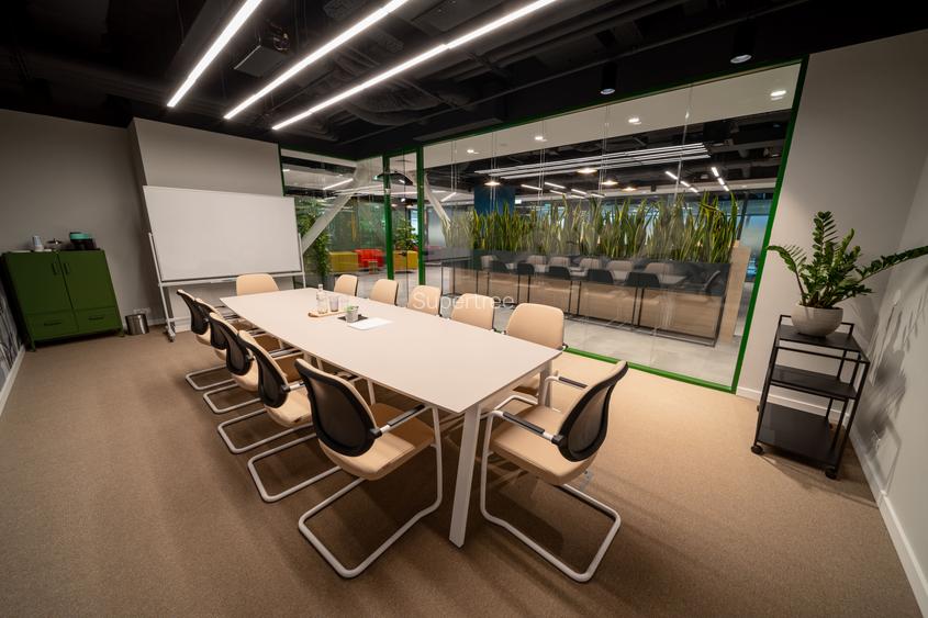 Birou privat premium (până 6 persoane, cu lumină naturală, la Supertree Pipera) - 7