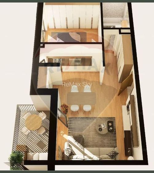 Apartament 2 camere, Între Lacuri - 13