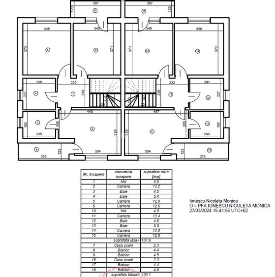 Vila tip duplex 4 camere - Berceni - 2