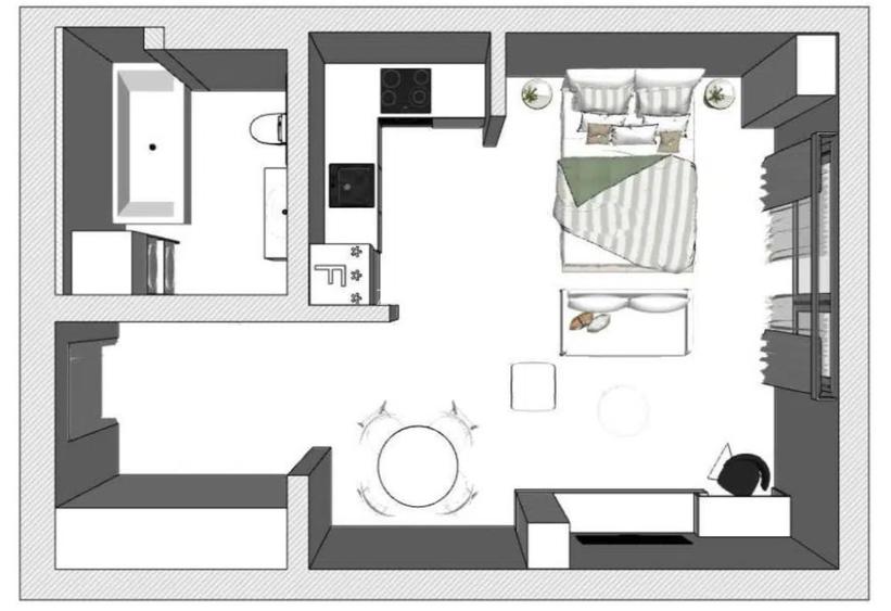 Studio premium, la cheie, Green Residence Tudor – parcare inclusă - 10