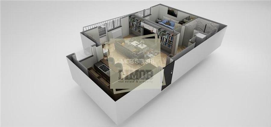 Apartament intabulat etajul 2 cu 2 camere terasa zona Rahovei - 6