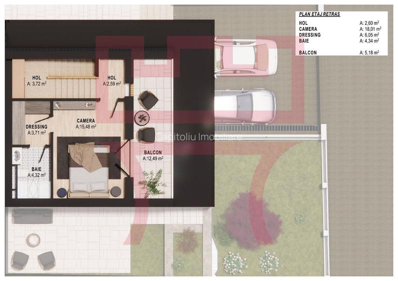 Duplex exclusivist  Dambul Rotund panourisolare panorama NZEB FARA tva - 8