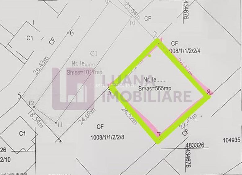 Teren intravilan de vanzare in Sura Mare | PUZ aprobat | 565 mp | - 3