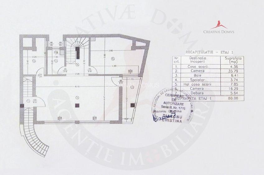 Piata Romana - Spatiu de birouri, 5 camere, 151 mp - 12