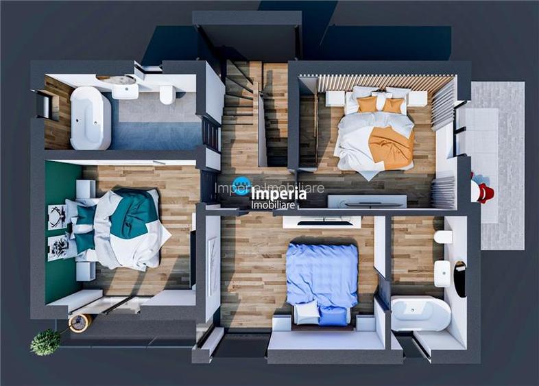 Casa de vanzare P+1, 120 mp, individuala, zona Dorobanti - 12