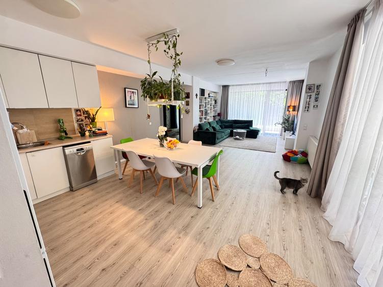 APARTAMENT 3 CAMERE GRĂDINĂ 100MP – PIPERA- BOXA - LOC PARCARE - 2 BAI