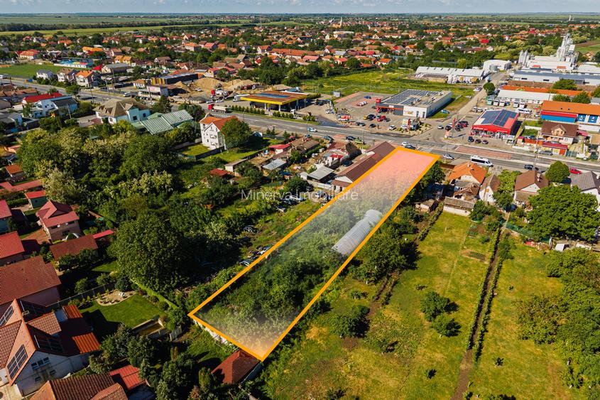 Teren intravilan 1.876 mp, la soseaua principala, Sag - Comision 0% - 7