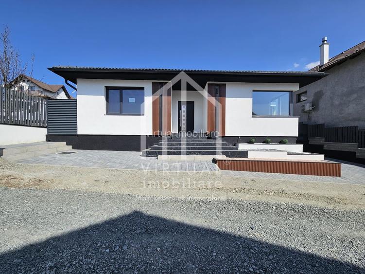 Casa individuala pe un singur nivel - 120 mp, teren 390 mp - 2