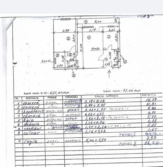 Apartament 2 camere de vanzare Gorjului - 11
