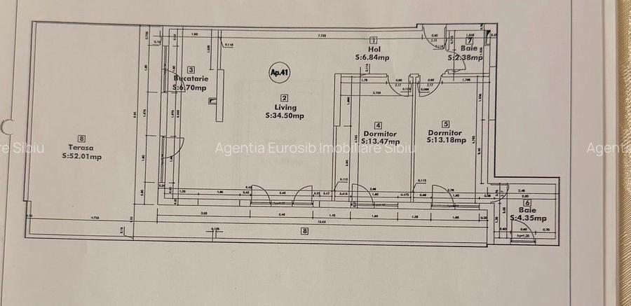 Penthause 3 camere si terasa 52 mp in Sibiu zona Centrala - 19