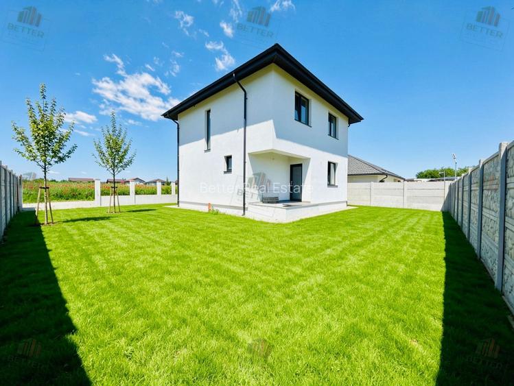 Casă nouă de vânzare | 4 camere | 3 dormitoare | 2 băi | Teren 355 mp - 2