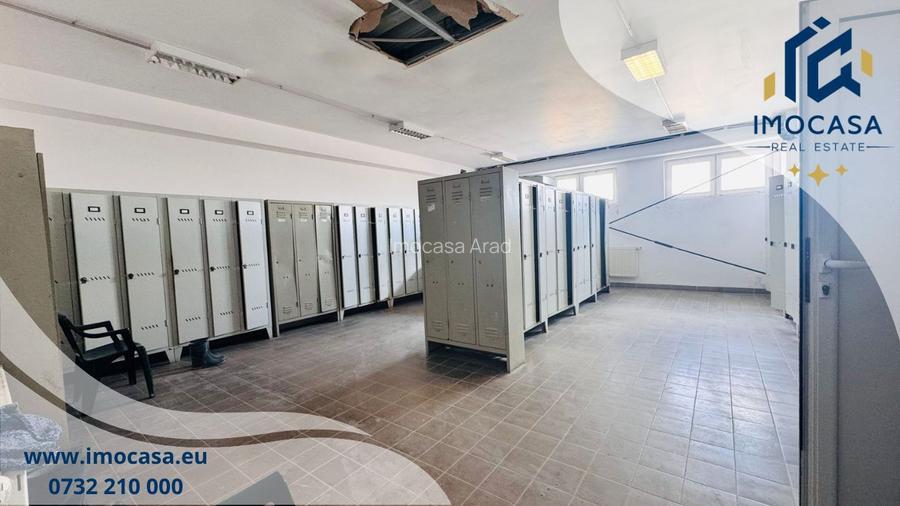 Hala industrială la cheie 2760mp teren 13.000mp, Fântânele Jud. Arad - 10