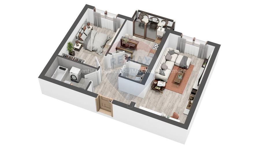 Apartament  NOU LA CHEIE cu 2 camere de vanzare - 3