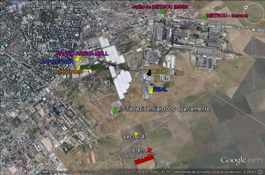 PROPRIETAR vand teren - sect 4 - METRO BERCENI / JILAVA - 5