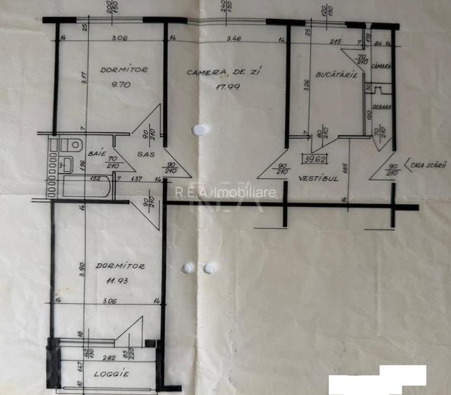3 camere Theodor Pallady, parcare, et. 2, an 1975, metrou, 62 mp - 7