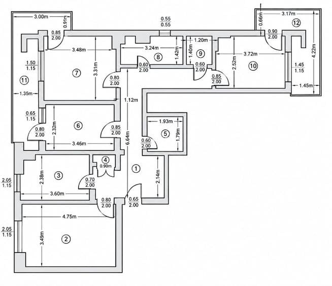 Apartament 4 camere, decomandat – Zona Dacia (Bulevard) - 10