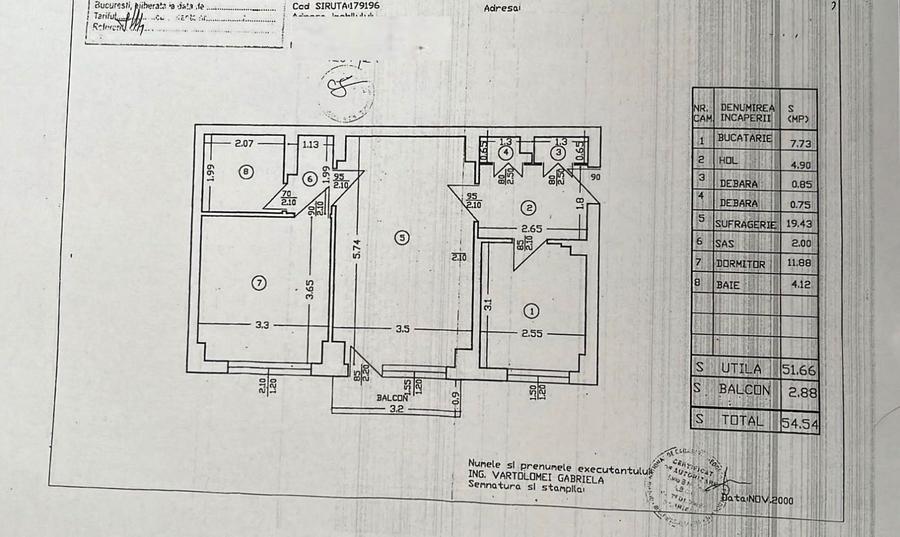 🏡 Apartament 2 camere de vanzare | 54 mp | etaj 6/10 | Drumul Taberei