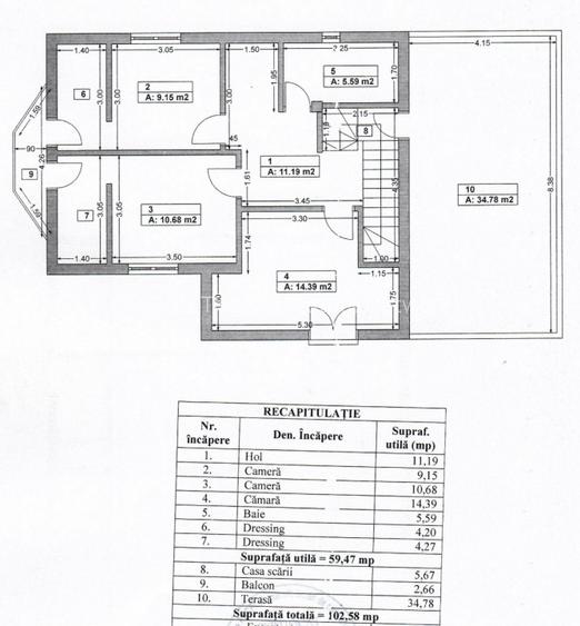 CORNETU, CASA P+1E+Pod 222 MP, LOT 549 MP! - 20