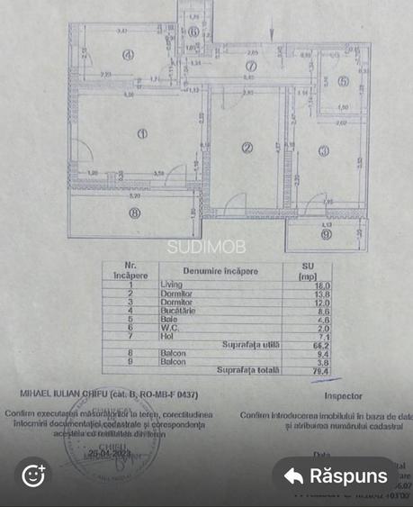 Apartament 3 camere decomandat 2 bai 2 balcoane Grand Arena Dealul Cucului. - 2