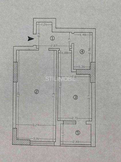 Apartament 2 camere, modern, open-space –Copou- Complex Inamstro Residence - 1