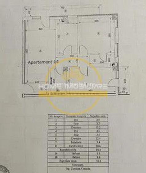 Etaj2-Apartament 3C/Decomandat-2Bai+2Balcoane+Boxa+Loc de Parcare-Str.Pepinierii - 8