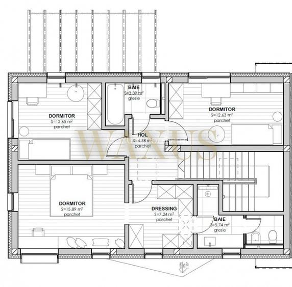 Duplex de vanzare cu 4 camere, 130 mp, zona Terra, Floresti! - 8