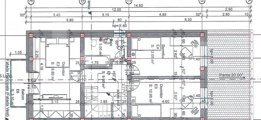 Casa vanzare 4 camere P+1E terasa teren 250mp Sibiu zona Arhitectilor - 2