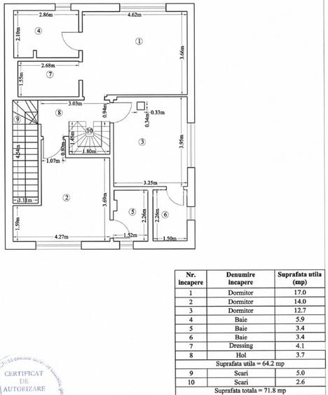 Casa 5 camere 224mp | 0 comision | Otopeni str Maramures | Metrou | 510mp teren - 10