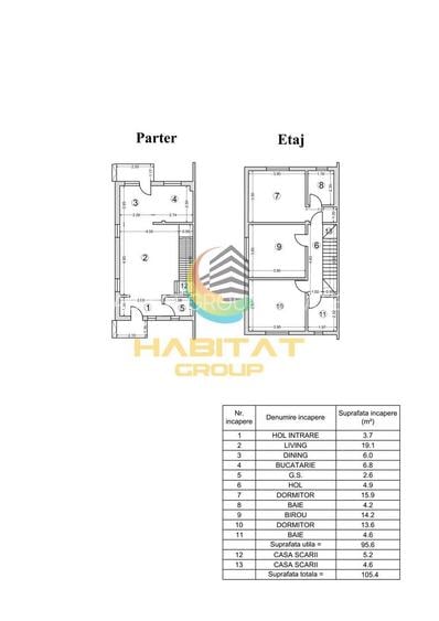 Pallady vila tip DUPLEX  4 camere 105 mp GATA DE MUTARE - 3