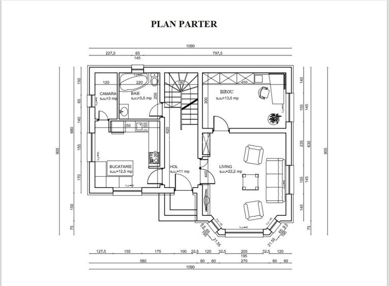 PAULESTI - vila 2024 la cheie ,  P+1E, Sc-174m - 220000 euro - 2