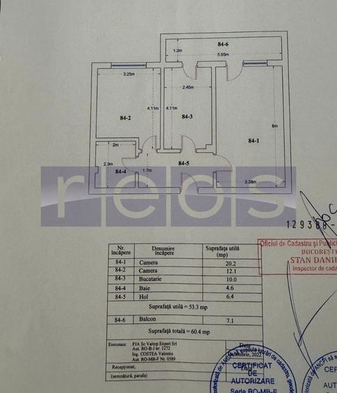 VANZARE APARTAMENT 2 CAMERE 60MP MOBILAT LUX NICOLAE TECLU PALLADY BLOC 2023 - 17