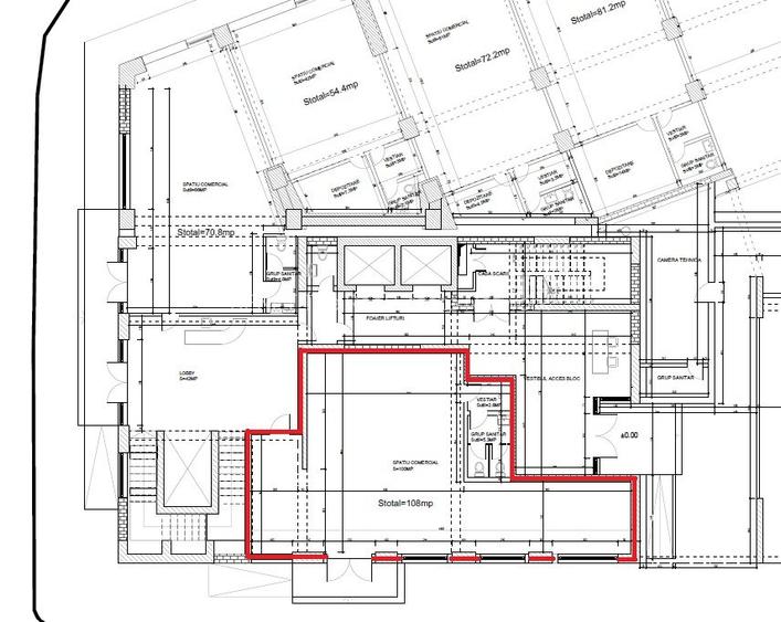 Spatii comerciale | 72-312 mp | Parter/Subsol | Barrio Residence Unirii - 9