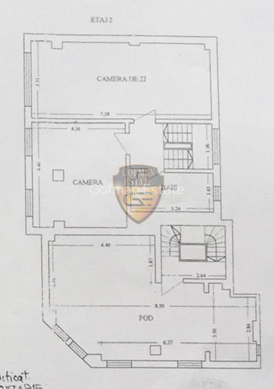 Vila 10 camere Dacia Stadion Farul D+P+2E+M 405 mp centrala gaz A/C 9 dorm 6 bai - 18