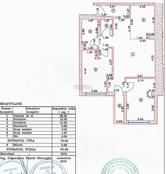 3 Camere | 77 MP | Pipera | Parcare | 4City North | Centrală | Mobilat - 15