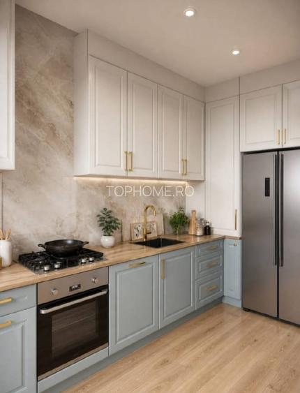 Apartament 3 camere, predare la cheie-7 minute metrou-Comision 0% -TVA inclus - 6