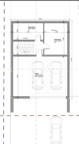 Casa individuala Voronet semifinisata, 292mp utili si 598mp teren - 8