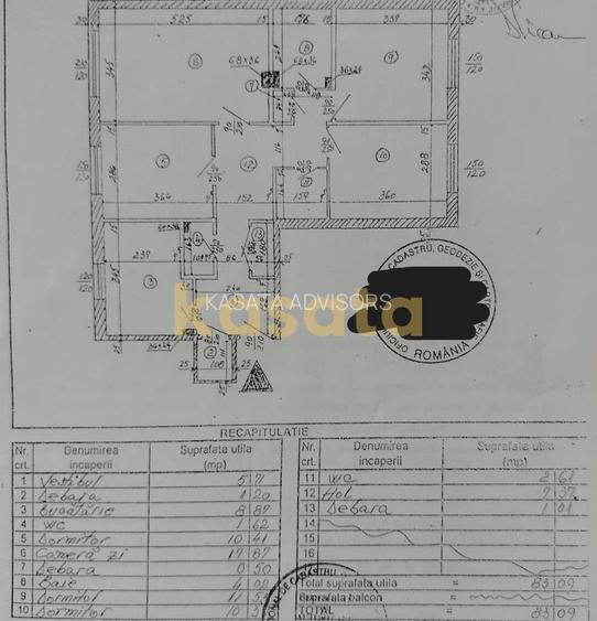 Apartament 4 Camere | Moinești | Metrou Gorjului | 3 Băi - 1