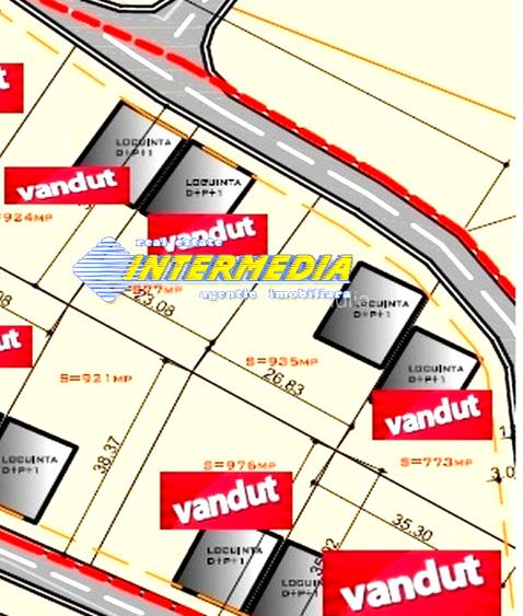 Teren intravilan de vanzare in suprafata de 935 mp in zona Oarda, Alba iulia - 2