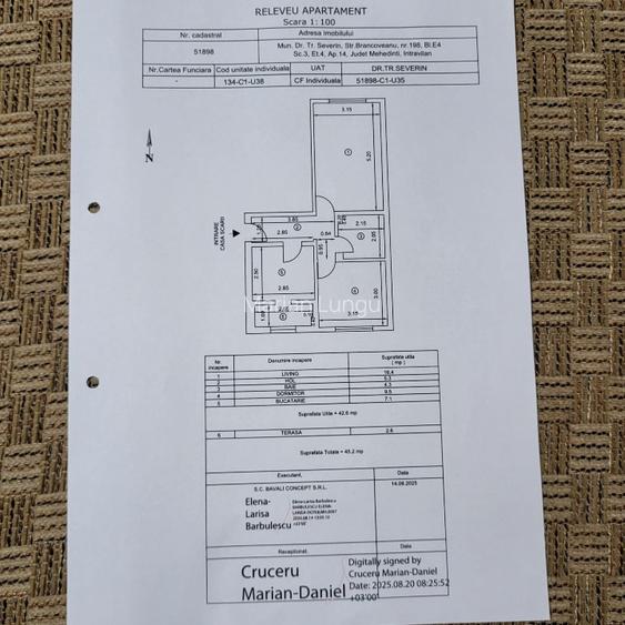 Apartament 2 camere decomandat – 45.2 mp utili – ideal pentru locuit/investitie - 11