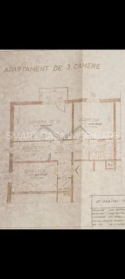 Apartament 3 camere decomandat Pacurari etaj intermediar - 1
