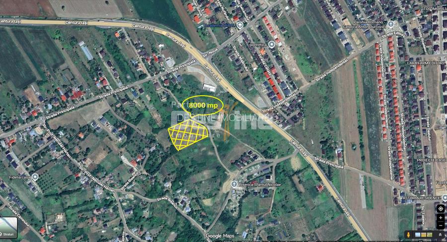 Teren compact intravilan 8000 mp vedere spre Lac, utilități - 8