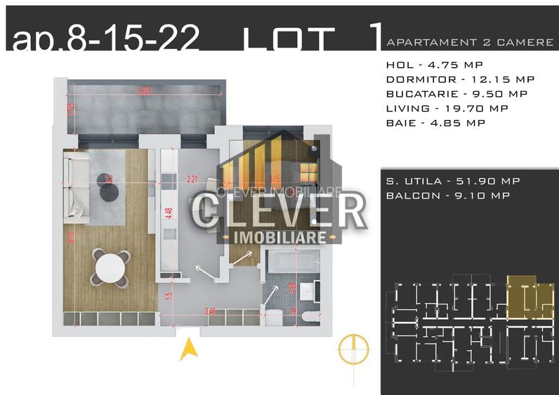 Oferta Pallady: Apartament 2 cam 0% Comision și Parcare GRATUITĂ - 2
