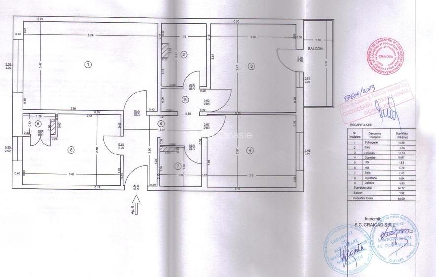 Apartement 3 camere decomandat, Brazda lui Novac (Proprietar) - 6