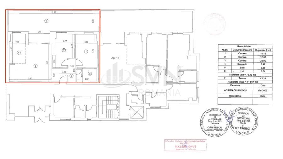 REA1023271 3 camere Victoriei l bloc nou l terasa 39mp - 10