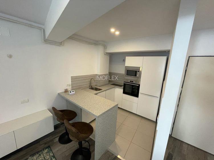 Studio modern, complet mobilat și utilat, bloc nou (după 2017), zona D - 2